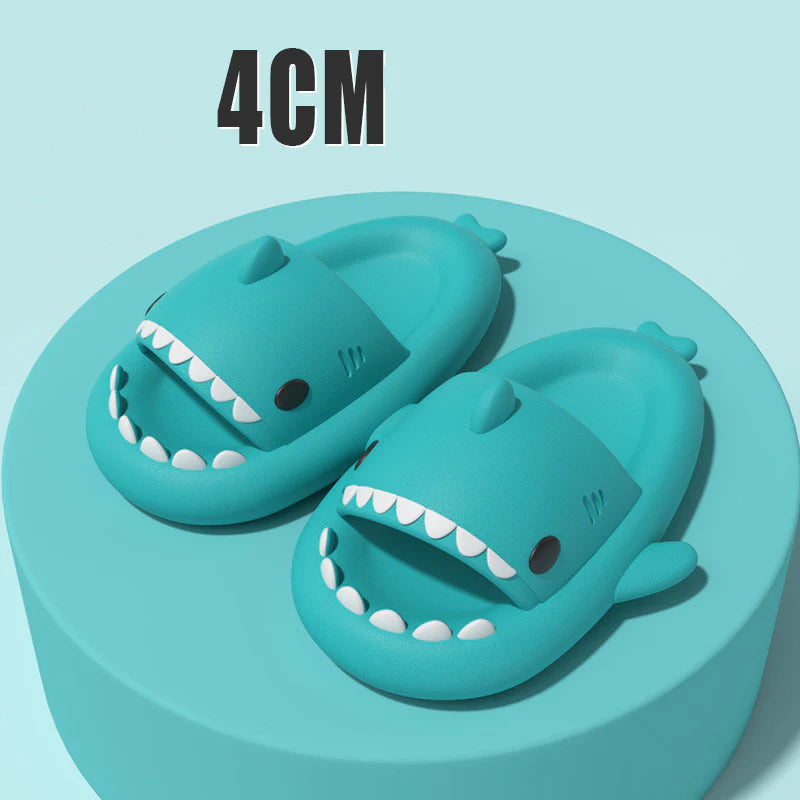 Shark Cartoon Soft Adult Slippers