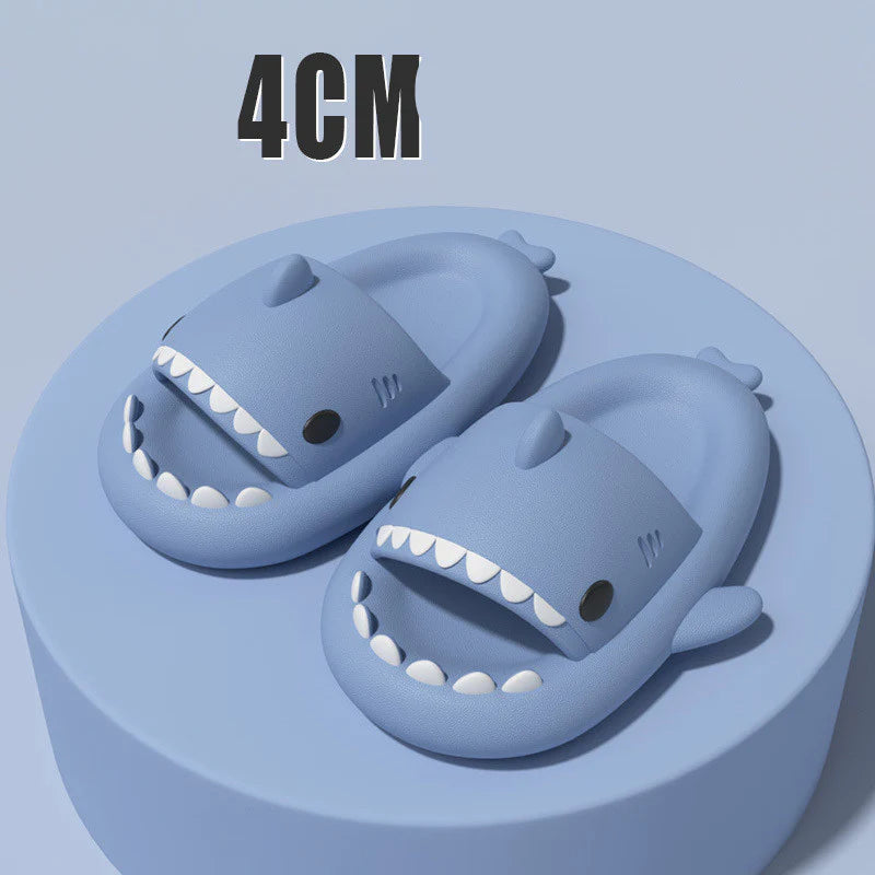 Shark Cartoon Soft Adult Slippers