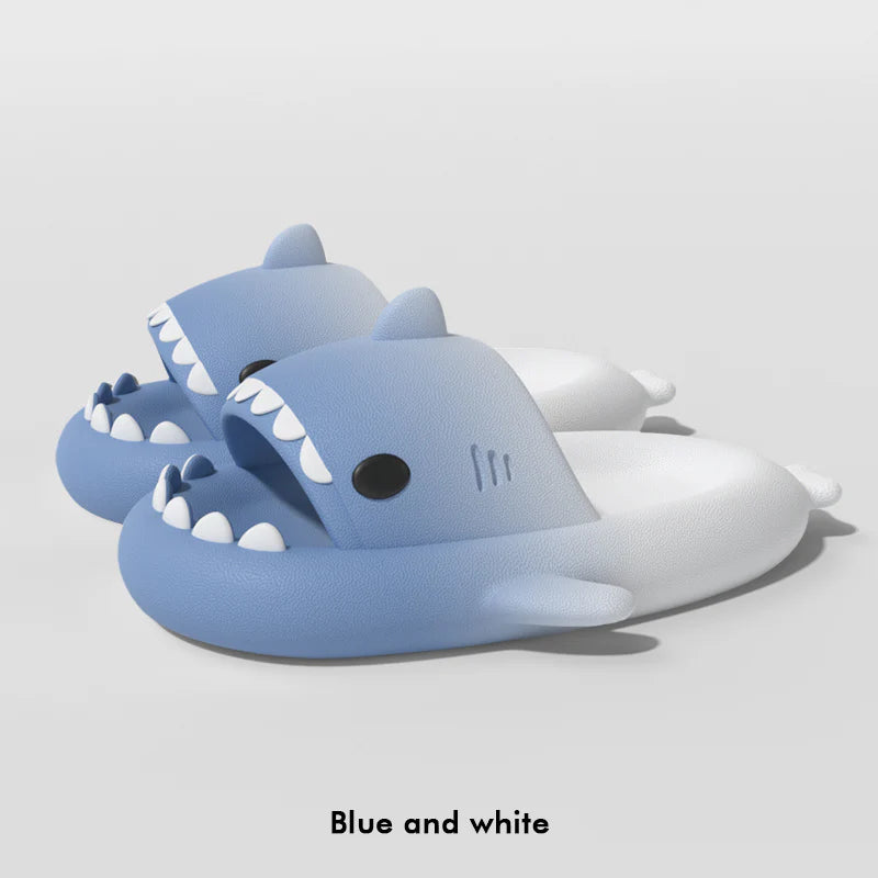 Gradient Shark Slippers Home Bathroom Non-Slip Men Shoes