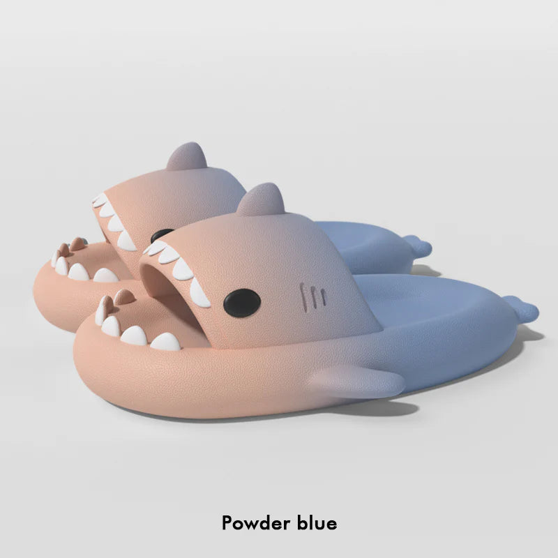 Gradient Shark Slippers Home Bathroom Non-Slip Men Shoes