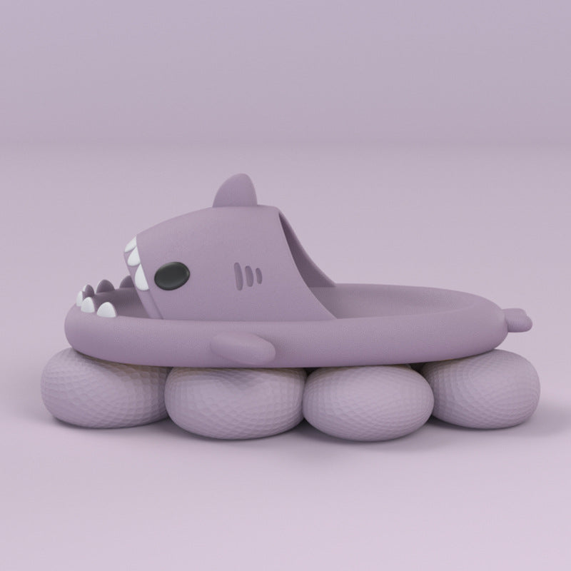 Shark Cartoon Soft Adult Slippers