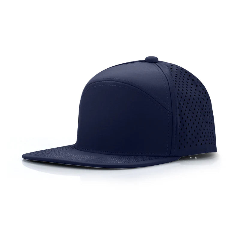 Performance Trucker Cap - Outdoor Sun Hat with Flat Brim Baseball Style