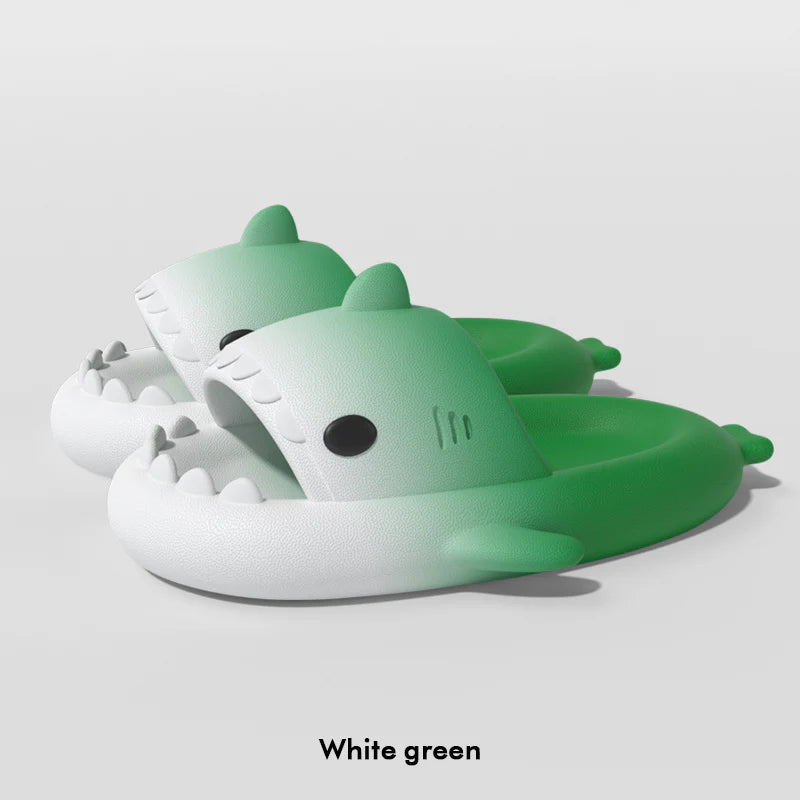 Gradient Shark Slippers Home Bathroom Non-Slip Men Shoes