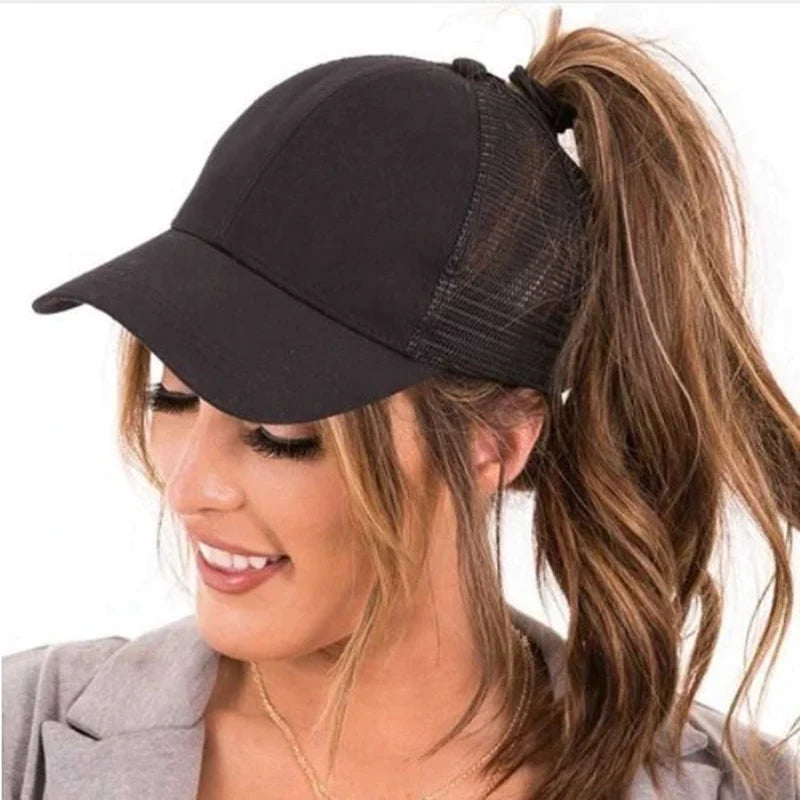 2019 New Glitter Caps Sequins Shining High Quality Fashion Womens Messy Bun Adjustable Baseball Snapback