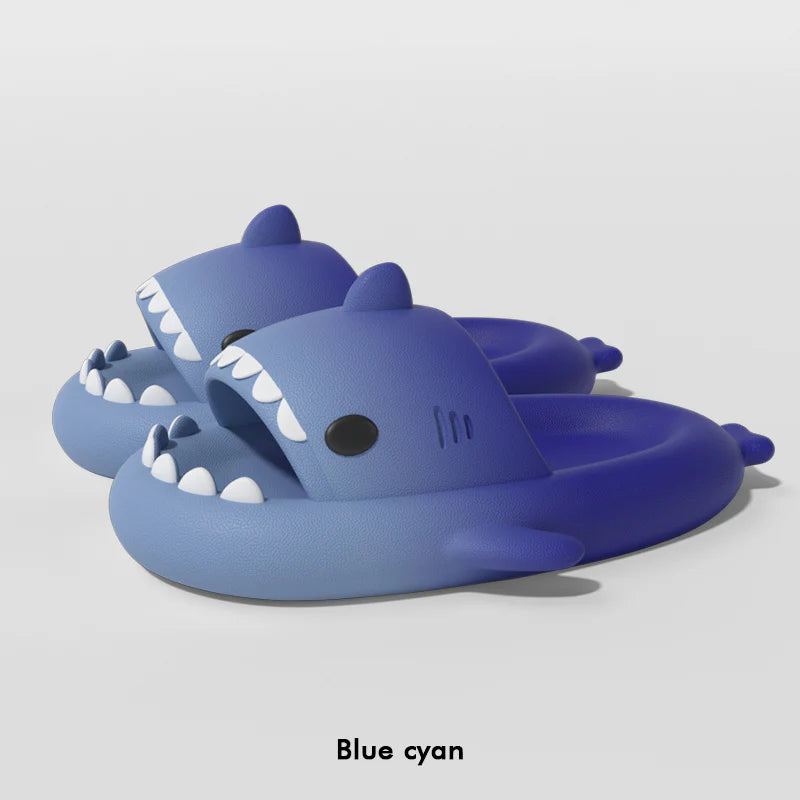 Gradient Shark Slippers Home Bathroom Non-Slip Men Shoes