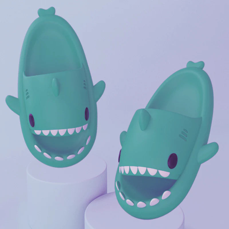 Shark Cartoon Soft Adult Slippers