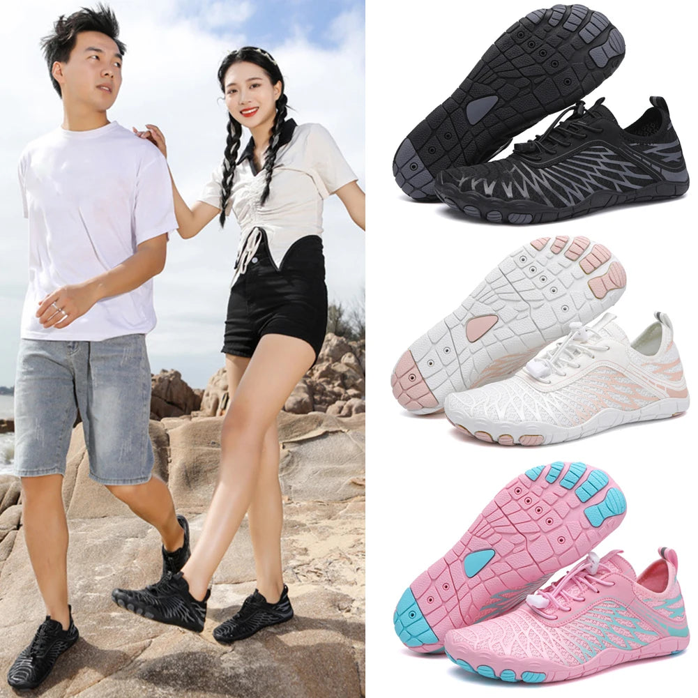 Diving Sneaker Non-Slip Wading Sneaker Quick Dry Trekking Wading Shoes Breathable Wear-Resistant Outdoor Supplies for Women Men