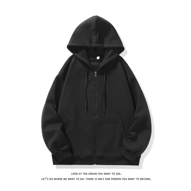 Spring Men'S Jackets Hooded Coats Casual Zipper Sweatshirts Male Tracksuit Fashion Jacket Mens Clothing Outerwear Casual Hoodies