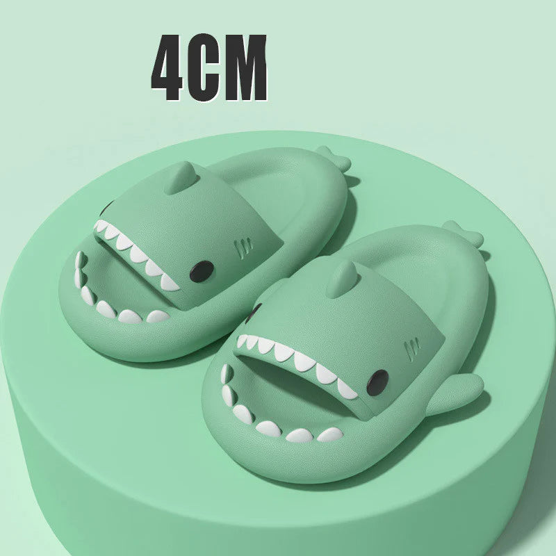 Shark Cartoon Soft Adult Slippers