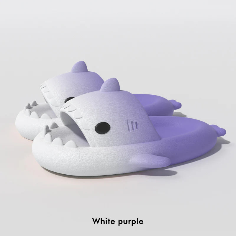 Gradient Shark Slippers Home Bathroom Non-Slip Men Shoes