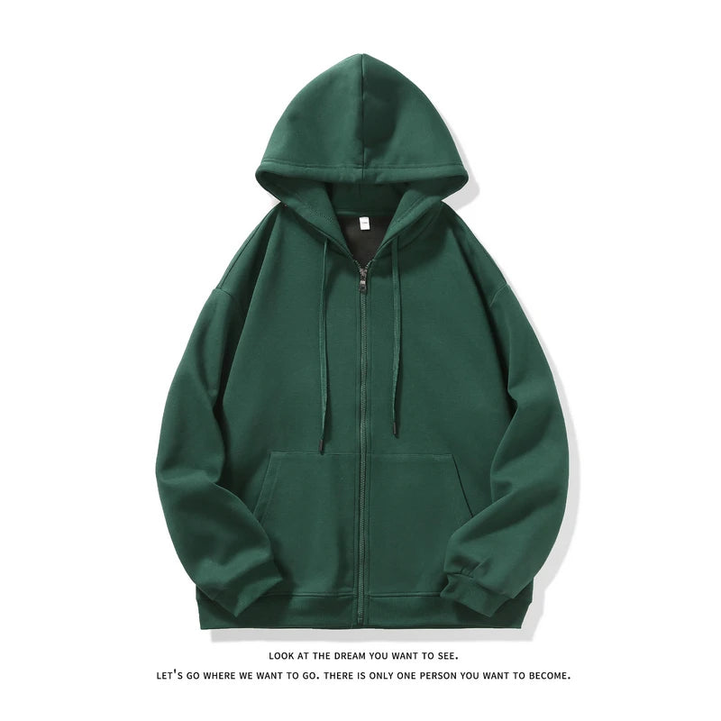 Spring Men'S Jackets Hooded Coats Casual Zipper Sweatshirts Male Tracksuit Fashion Jacket Mens Clothing Outerwear Casual Hoodies