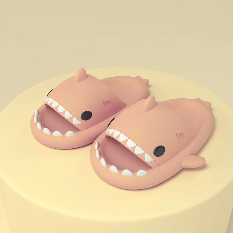 Shark Cartoon Soft Adult Slippers