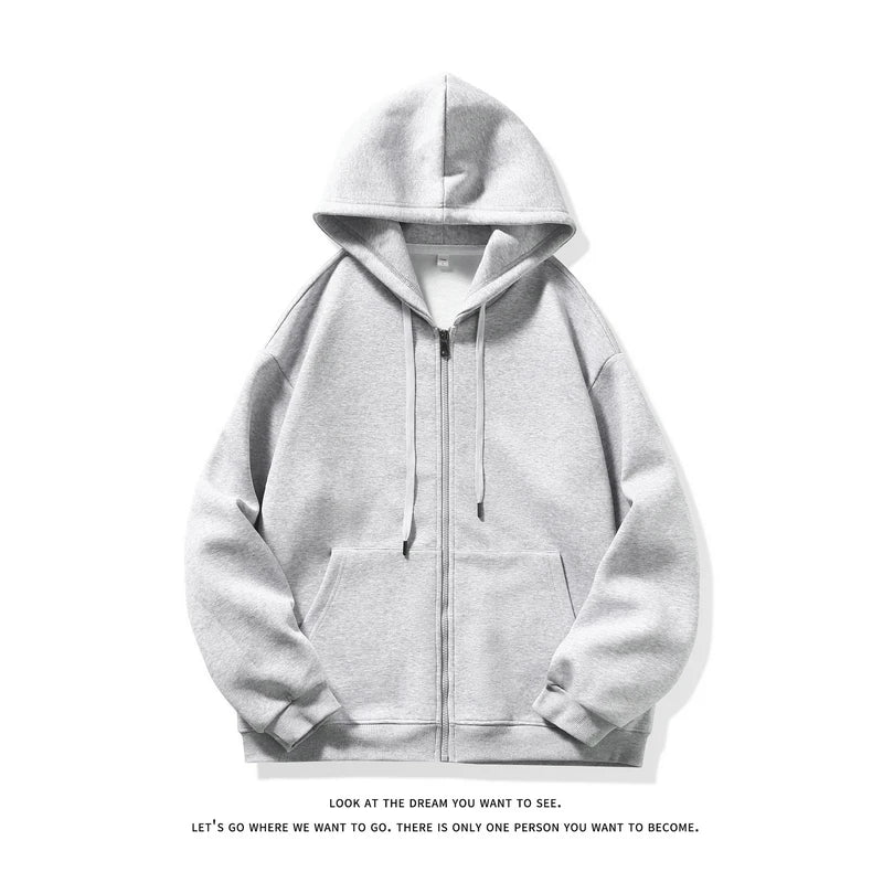 Spring Men'S Jackets Hooded Coats Casual Zipper Sweatshirts Male Tracksuit Fashion Jacket Mens Clothing Outerwear Casual Hoodies