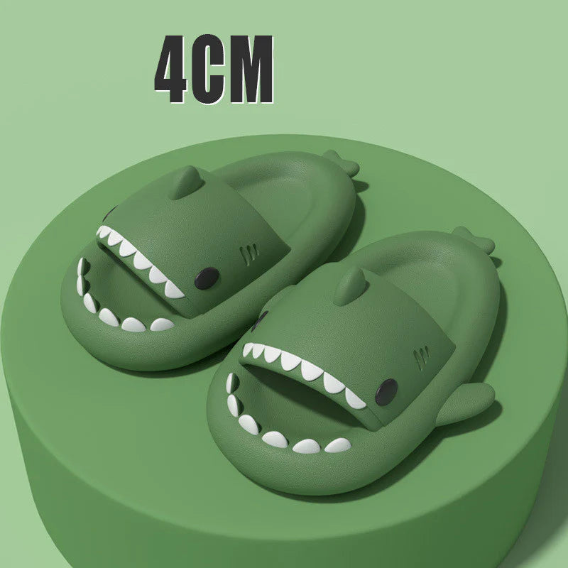 Shark Cartoon Soft Adult Slippers