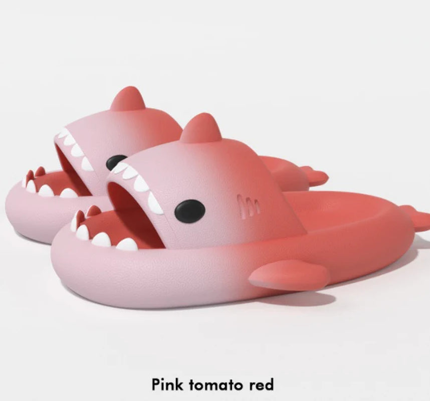 Gradient Shark Slippers Home Bathroom Non-Slip Men Shoes