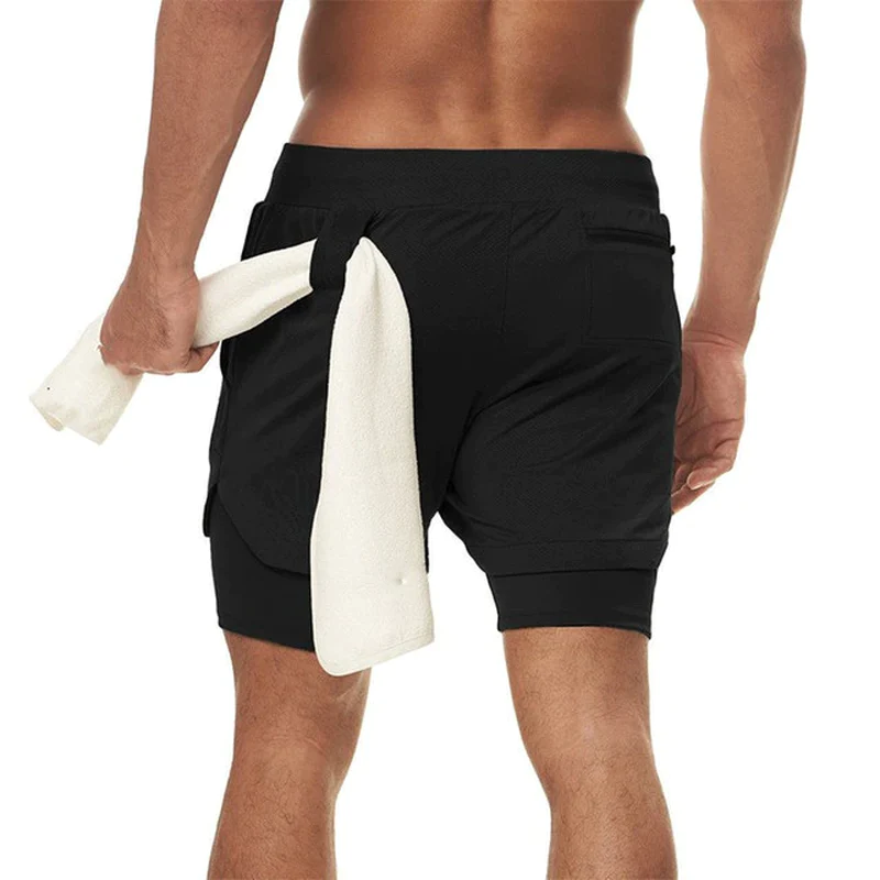Running Shorts 2 in 1 Quick Dry Workout shorts