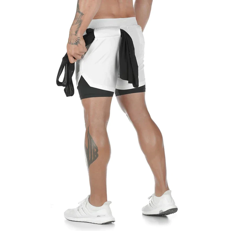 Running Shorts 2 in 1 Quick Dry Workout shorts