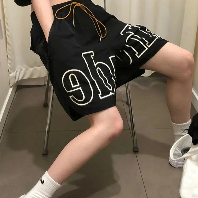 RHUDE Shorts for Men and Women Breeches inside Mesh
