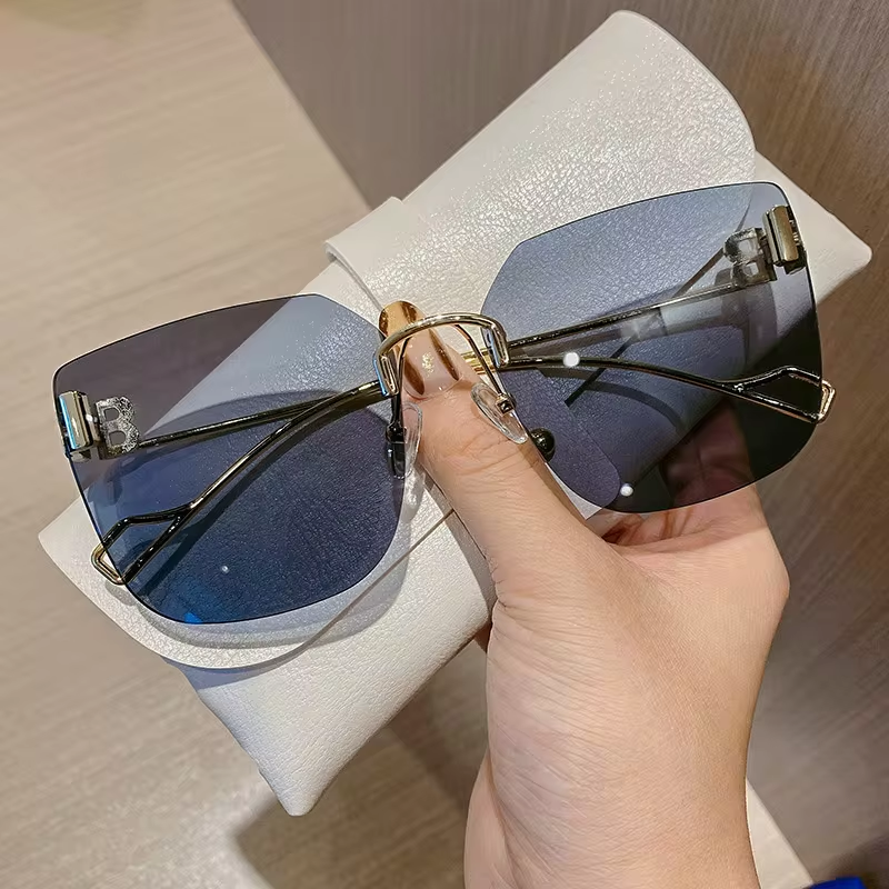 women's square Shades Oculos UV400