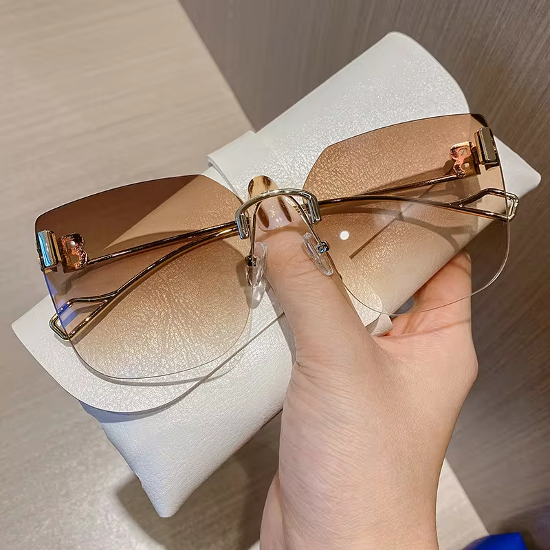 women's square Shades Oculos UV400