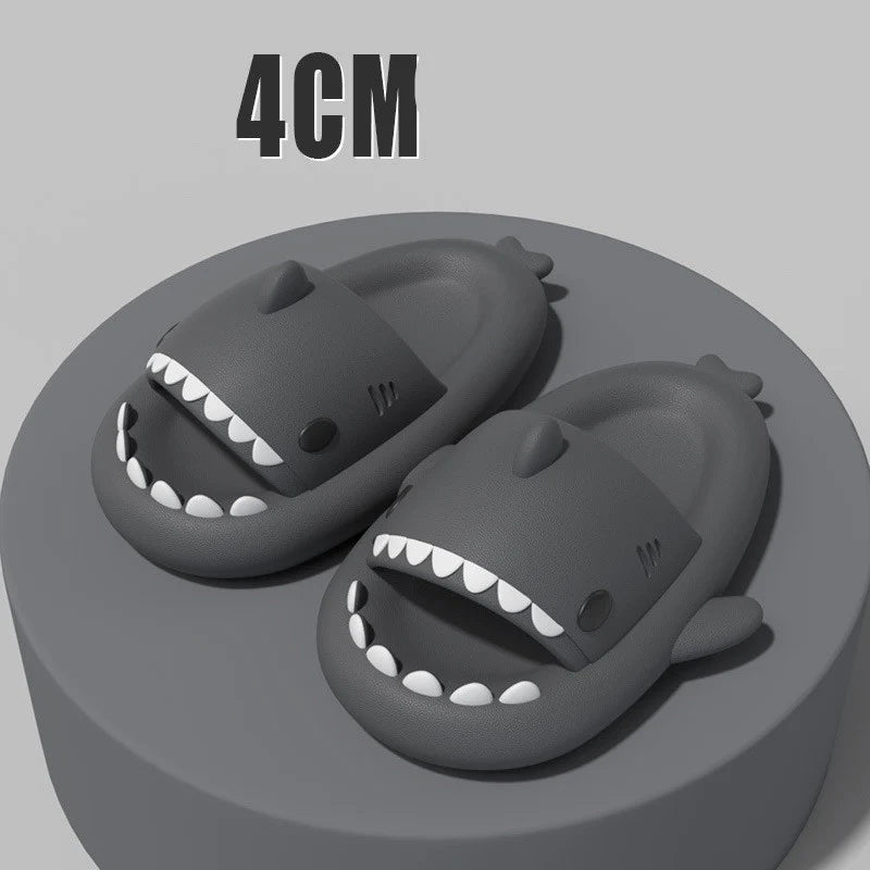 Shark Cartoon Soft Adult Slippers
