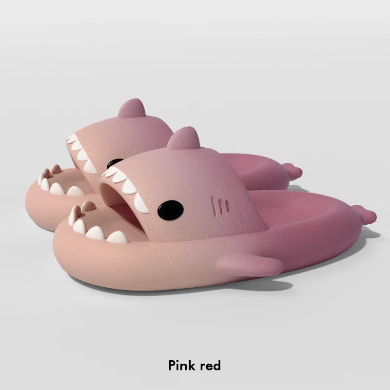 Gradient Shark Slippers Home Bathroom Non-Slip Men Shoes
