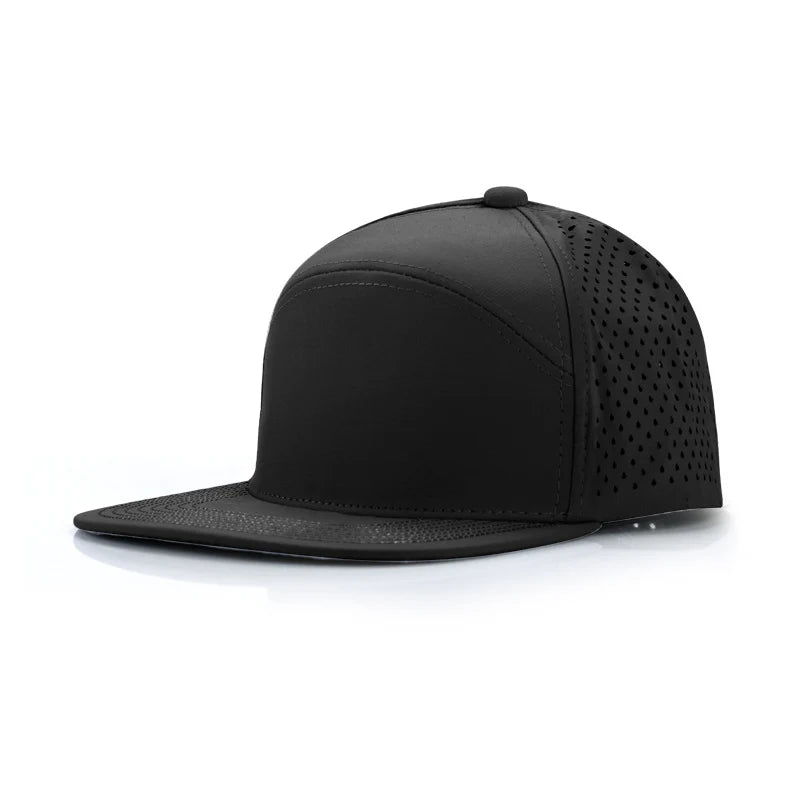 Performance Trucker Cap - Outdoor Sun Hat with Flat Brim Baseball Style