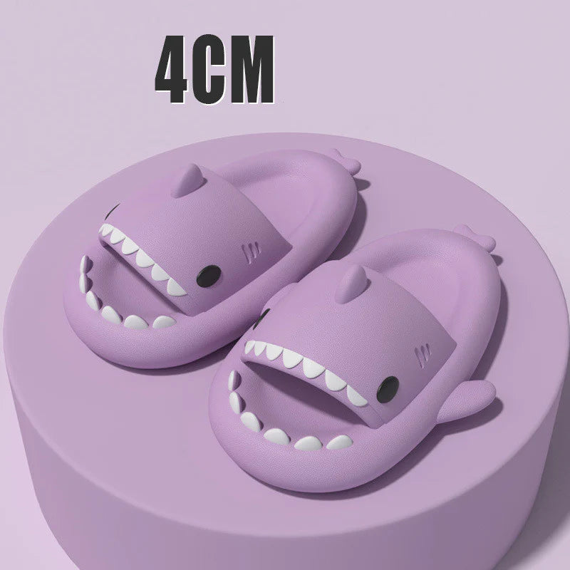 Shark Cartoon Soft Adult Slippers