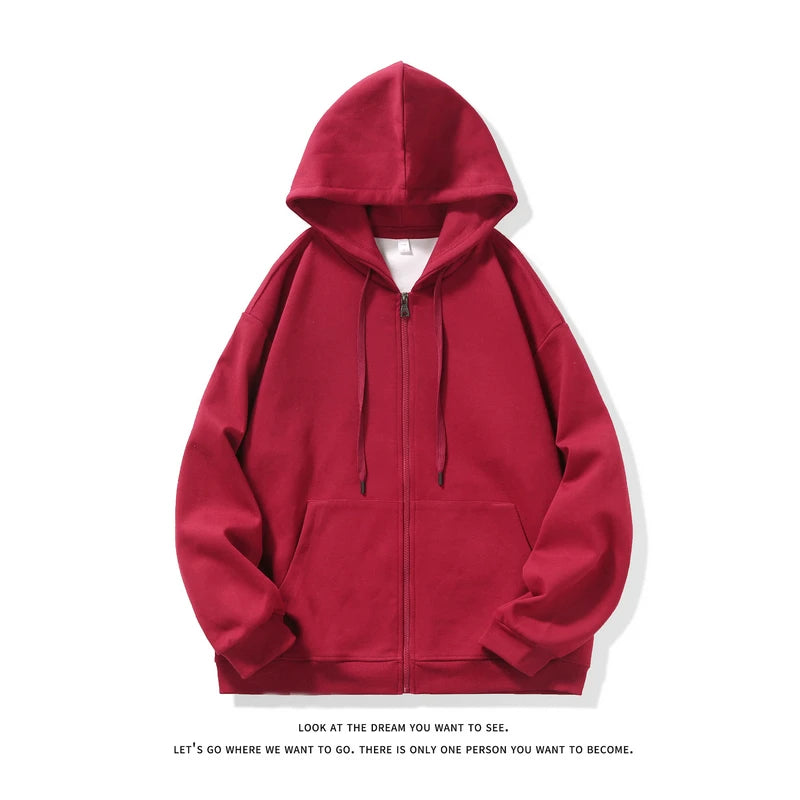 Spring Men'S Jackets Hooded Coats Casual Zipper Sweatshirts Male Tracksuit Fashion Jacket Mens Clothing Outerwear Casual Hoodies