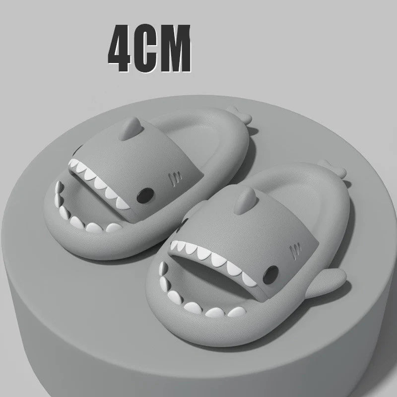 Shark Cartoon Soft Adult Slippers