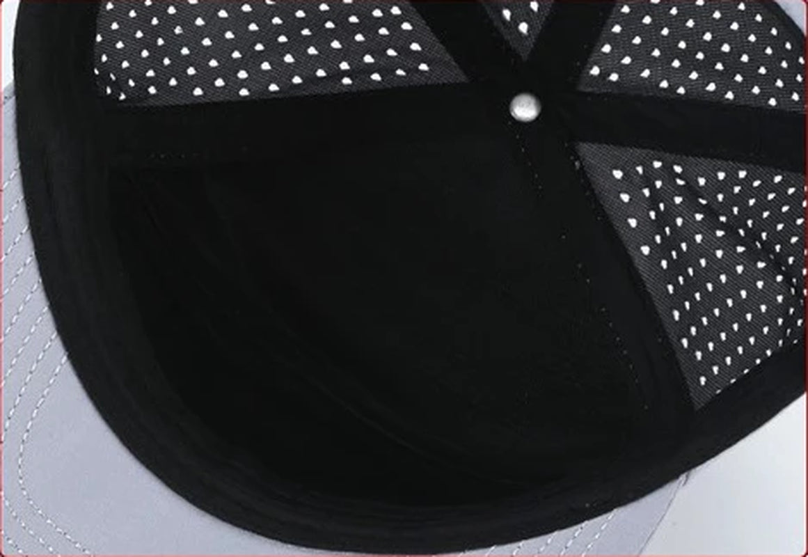 Performance Trucker Cap - Outdoor Sun Hat with Flat Brim Baseball Style
