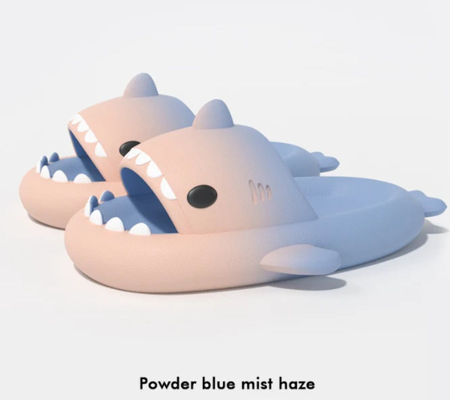 Gradient Shark Slippers Home Bathroom Non-Slip Men Shoes