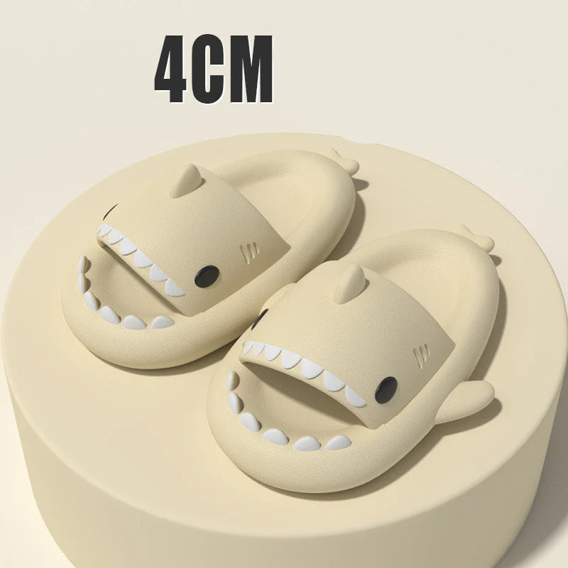 Shark Cartoon Soft Adult Slippers
