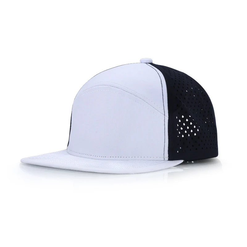 Performance Trucker Cap - Outdoor Sun Hat with Flat Brim Baseball Style