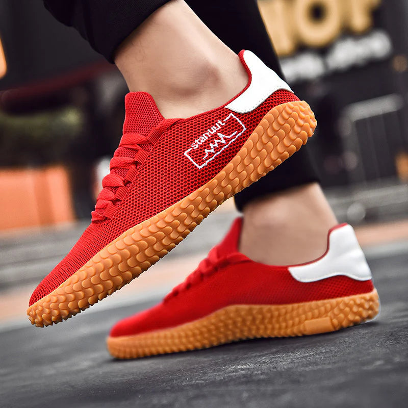 Flying Woven Casual Shoes Breathable Sneakers