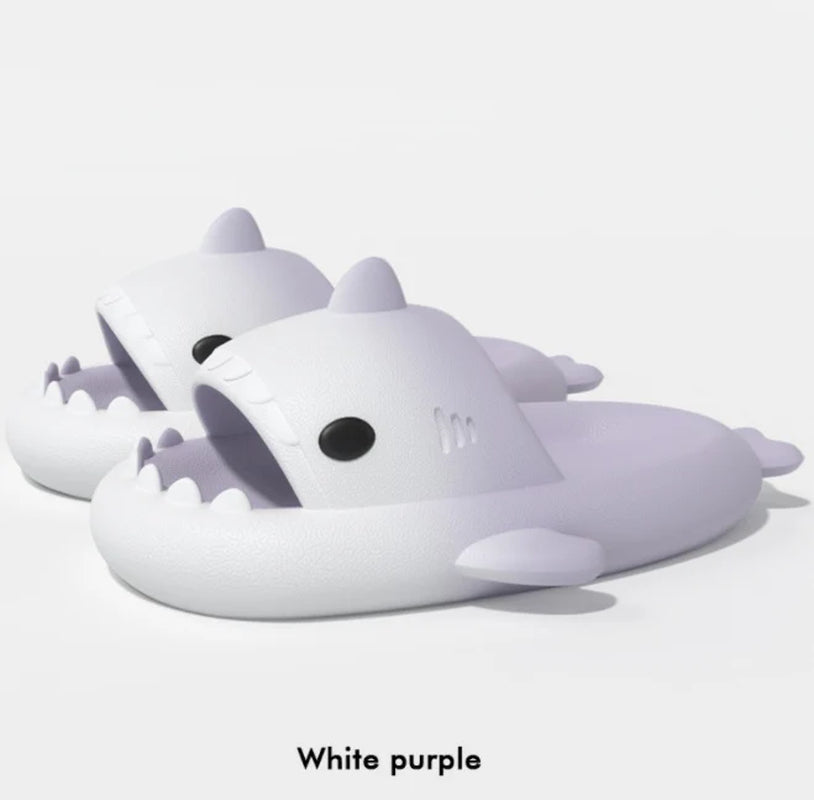 Gradient Shark Slippers Home Bathroom Non-Slip Men Shoes
